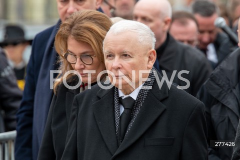  16.04.2023 WARSZAWA<br />
APEL PAMIECI PRZED PALACEM PREZYDENCKIM W ROCZNICE KATASTROFY SMOLENSKIEJ<br />
N/Z JAROSLAW KACZYNSKI<br />
FOT. MARCIN BANASZKIEWICZ/FOTONEWS  