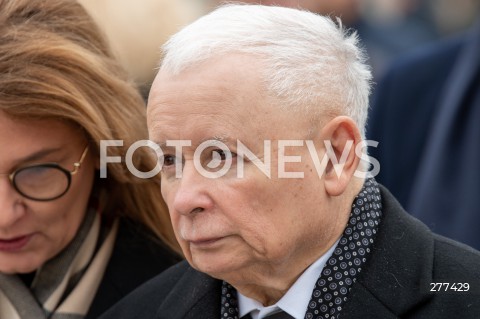  16.04.2023 WARSZAWA<br />
APEL PAMIECI PRZED PALACEM PREZYDENCKIM W ROCZNICE KATASTROFY SMOLENSKIEJ<br />
N/Z JAROSLAW KACZYNSKI<br />
FOT. MARCIN BANASZKIEWICZ/FOTONEWS  