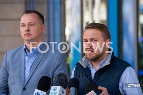  23.04.2023 WARSZAWA<br />
KONFERENCJA SOLIDARNEJ POLSKI<br />
N/Z MARIUSZ KALUZNY JACEK OZDOBA<br />
FOT. MARCIN BANASZKIEWICZ/FOTONEWS  