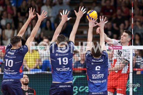  23.04.2023 RZESZOW <br />
SIATKOWKA MEZCZYZN <br />
PLUSLIGA SEZON 2022/2023 <br />
PLUS LIGA POLISH MEN VOLLEYBALL LEAGUE <br />
POLFINAL - 1/2 FINALU - 2. MECZ <br />
MECZ ASSECO RESOVIA - ZAKSA KEDZIERZYN KOZLE <br />
N/Z KLEMEN CEBULJ <br />
 