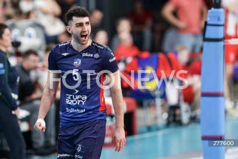  23.04.2023 RZESZOW <br />
SIATKOWKA MEZCZYZN <br />
PLUSLIGA SEZON 2022/2023 <br />
PLUS LIGA POLISH MEN VOLLEYBALL LEAGUE <br />
POLFINAL - 1/2 FINALU - 2. MECZ <br />
MECZ ASSECO RESOVIA - ZAKSA KEDZIERZYN KOZLE <br />
N/Z MARCIN JANUSZ RADOSC EMOCJE SYLWETKA <br />
 