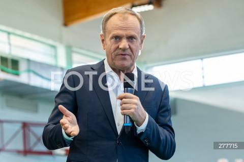  24.04.2023 TARNOBRZEG <br />
SPOTKANIE PRZEWODNICZACEGO PLATFORMY OBYWATELSKIEJ DONALDA TUSKA Z MIESZKANCAMI TARNOBRZEGA <br />
N/Z DONALD TUSK<br />
 