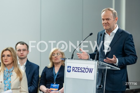  25.04.2023 RZESZOW <br />
POSIEDZENIE KLUBU PARLAMENTARNEGO KOALICJI OBYWATELSKIEJ <br />
N/Z DONALD TUSK<br />
 