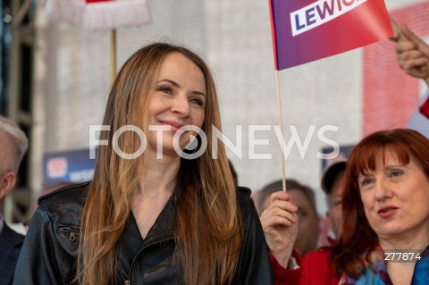  01.05.2023 WARSZAWA<br />
POCHOD PIERWSZOMAJOWY LEWICY I OPZZ<br />
GODNA PRACA GODNE ZYCIE<br />
N/Z AGNIESZKA DZIEMIANOWICZ BAK<br />
FOT. MARCIN BANASZKIEWICZ/FOTONEWS 