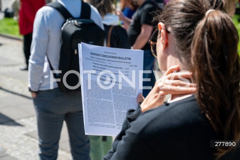  01.05.2023 WARSZAWA<br />
POCHOD PIERWSZOMAJOWY LEWICY I OPZZ<br />
GODNA PRACA GODNE ZYCIE<br />
N/Z UCZESTNICY ZGROMADZENIA<br />
FOT. MARCIN BANASZKIEWICZ/FOTONEWS 