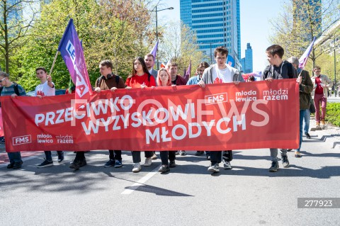  01.05.2023 WARSZAWA<br />
POCHOD PIERWSZOMAJOWY LEWICY I OPZZ<br />
GODNA PRACA GODNE ZYCIE<br />
N/Z UCZESTNICY ZGROMADZENIA<br />
FOT. MARCIN BANASZKIEWICZ/FOTONEWS 