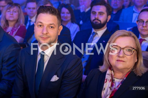  03.05.2023 WARSZAWA<br />
KONWENCJA SUWERENNEJ POLSKI<br />
N/Z PATRYK JAKI BEATA KEMPA<br />
FOT. MARCIN BANASZKIEWICZ/FOTONEWS  