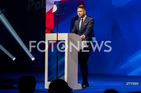  03.05.2023 WARSZAWA<br />
KONWENCJA SUWERENNEJ POLSKI<br />
N/Z PATRYK JAKI<br />
FOT. MARCIN BANASZKIEWICZ/FOTONEWS  