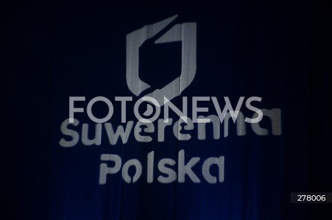  03.05.2023 WARSZAWA<br />
KONWENCJA SUWERENNEJ POLSKI<br />
N/Z SUWERENNA POLSKA LOGO<br />
FOT. MARCIN BANASZKIEWICZ/FOTONEWS  