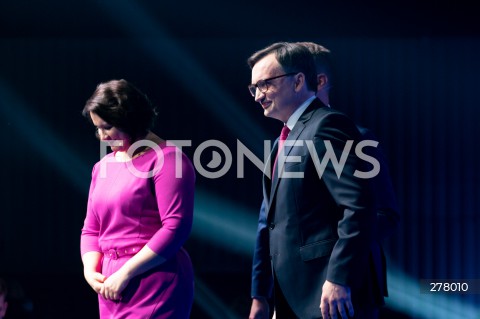  03.05.2023 WARSZAWA<br />
KONWENCJA SUWERENNEJ POLSKI<br />
N/Z ANNA SIARKOWSKA ZBIGNIEW ZIOBRO<br />
FOT. MARCIN BANASZKIEWICZ/FOTONEWS  