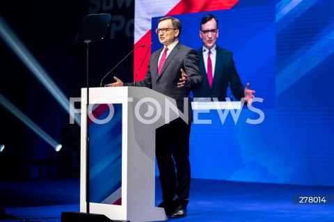  03.05.2023 WARSZAWA<br />
KONWENCJA SUWERENNEJ POLSKI<br />
N/Z ZBIGNIEW ZIOBRO<br />
FOT. MARCIN BANASZKIEWICZ/FOTONEWS  