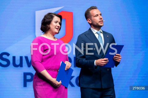  03.05.2023 WARSZAWA<br />
KONWENCJA SUWERENNEJ POLSKI<br />
N/Z ANNA SIARKOWSKA JAN KANTHAK<br />
FOT. MARCIN BANASZKIEWICZ/FOTONEWS  