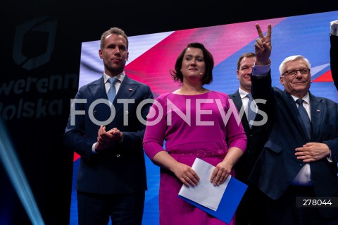  03.05.2023 WARSZAWA<br />
KONWENCJA SUWERENNEJ POLSKI<br />
N/Z JAN KANTHAK ANNA SIARKOWSKA TADEUSZ WOZNIAK<br />
FOT. MARCIN BANASZKIEWICZ/FOTONEWS  