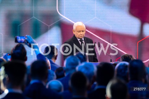  13.05.2023 WARSZAWA<br />
KONWENCJA PROGRAMOWA PRAWA I SPRAWIEDLIWOSCI<br />
PROGRAMOWY UL<br />
N/Z JAROSLAW KACZYNSKI<br />
FOT. MARCIN BANASZKIEWICZ/FOTONEWS  