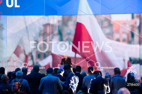  13.05.2023 WARSZAWA<br />
KONWENCJA PROGRAMOWA PRAWA I SPRAWIEDLIWOSCI<br />
PROGRAMOWY UL<br />
N/Z JAROSLAW KACZYNSKI<br />
FOT. MARCIN BANASZKIEWICZ/FOTONEWS  