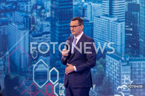  13.05.2023 WARSZAWA<br />
KONWENCJA PROGRAMOWA PRAWA I SPRAWIEDLIWOSCI<br />
PROGRAMOWY UL<br />
N/Z PREMIER MATEUSZ MORAWIECKI<br />
FOT. MARCIN BANASZKIEWICZ/FOTONEWS  