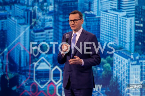  13.05.2023 WARSZAWA<br />
KONWENCJA PROGRAMOWA PRAWA I SPRAWIEDLIWOSCI<br />
PROGRAMOWY UL<br />
N/Z PREMIER MATEUSZ MORAWIECKI<br />
FOT. MARCIN BANASZKIEWICZ/FOTONEWS  