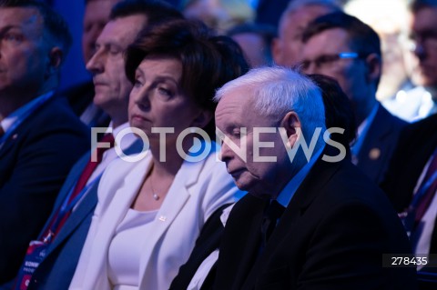  13.05.2023 WARSZAWA<br />
KONWENCJA PROGRAMOWA PRAWA I SPRAWIEDLIWOSCI<br />
PROGRAMOWY UL<br />
N/Z MARLENA MALAG JAROSLAW KACZYNSKI<br />
FOT. MARCIN BANASZKIEWICZ/FOTONEWS  