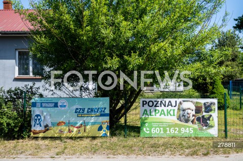  29.05.2023 SLAJSZEWO<br />
OKOLICA PLANOWANEJ ELEKTROWNI ATOMOWEJ W GMINIE CHOCZEWO<br />
N/Z PROTEST ANTYATOMOWY BANER ATOM STOP<br />
 