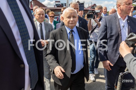  03.06.2023 PILZNO <br />
WIZYTA PREZESA PIS JAROSLAWA KACZYNSKIEGO NA PODKARPACIU <br />
WIZYTA W ZAKLADZIE MIESNYM TAURUS <br />
N/Z JAROSLAW KACZYNSKI <br />
 