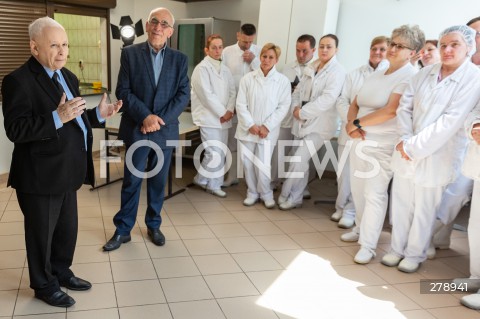  03.06.2023 PILZNO <br />
WIZYTA PREZESA PIS JAROSLAWA KACZYNSKIEGO NA PODKARPACIU <br />
WIZYTA W ZAKLADZIE MIESNYM TAURUS <br />
N/Z JAROSLAW KACZYNSKI <br />
 