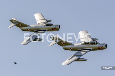  04.06.2023 SWIDNIK <br />
POKAZY LOTNICZE III SWIDNIK AIR FESTIVAL <br />
N/Z SAMOLOTY LIM-2 MIG-15 <br />
 