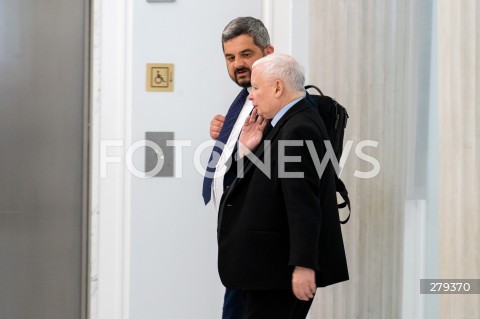  16.06.2023 WARSZAWA SEJM <br />
POSIEDZENIE SEJMU RP<br />
N/Z KRZYSZTOF SOBOLWESKI JAROSLAW KACZYNSKI<br />
FOT. MARCIN BANASZKIEWICZ/FOTONEWS 