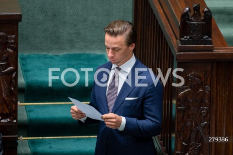  16.06.2023 WARSZAWA SEJM <br />
POSIEDZENIE SEJMU RP<br />
N/Z KRZYSZTOF BOSAK<br />
FOT. MARCIN BANASZKIEWICZ/FOTONEWS 