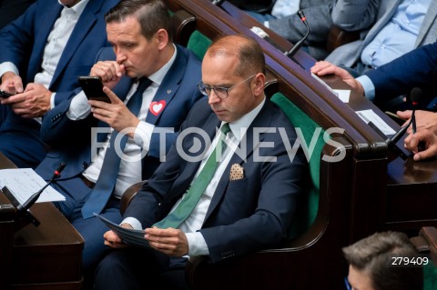  16.06.2023 WARSZAWA SEJM <br />
POSIEDZENIE SEJMU RP<br />
N/Z MICHAL SZCZERBA<br />
FOT. MARCIN BANASZKIEWICZ/FOTONEWS 