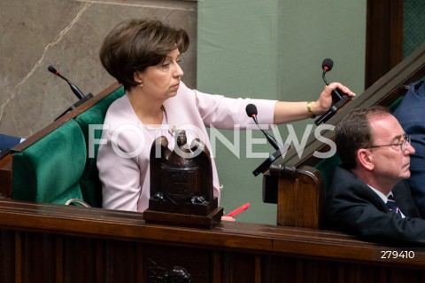  16.06.2023 WARSZAWA SEJM <br />
POSIEDZENIE SEJMU RP<br />
N/Z MARLENA MALAG MARIUSZ KAMINSKI<br />
FOT. MARCIN BANASZKIEWICZ/FOTONEWS 