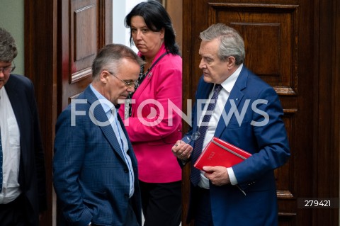  16.06.2023 WARSZAWA SEJM <br />
POSIEDZENIE SEJMU RP<br />
N/Z JAROSLAW SELIN PIOTR GLINSKI<br />
FOT. MARCIN BANASZKIEWICZ/FOTONEWS 