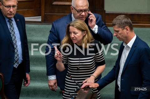  16.06.2023 WARSZAWA SEJM <br />
POSIEDZENIE SEJMU RP<br />
N/Z JOANNA LICHOCKA JACEK SASIN DARIUSZ PIONTKOWSKI<br />
FOT. MARCIN BANASZKIEWICZ/FOTONEWS 