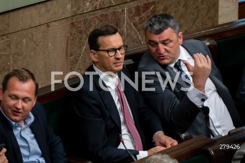  16.06.2023 WARSZAWA SEJM <br />
POSIEDZENIE SEJMU RP<br />
N/Z PREMIER MATEUSZ MORAWIECKI<br />
FOT. MARCIN BANASZKIEWICZ/FOTONEWS 