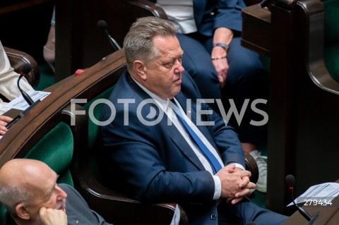  16.06.2023 WARSZAWA SEJM <br />
POSIEDZENIE SEJMU RP<br />
N/Z JAROSLAW ZIELINSKI<br />
FOT. MARCIN BANASZKIEWICZ/FOTONEWS 