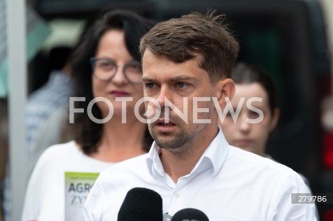  20.07.2023 WARSZAWA<br />
KONFERENCJA PRASOWA LIDERA AGROUNII MICHALA KOLODZIEJCZAKA<br />
N/Z MICHAL KOLODZIEJCZAK<br />
FOT. MARCIN BANASZKIEWICZ/FOTONEWS  