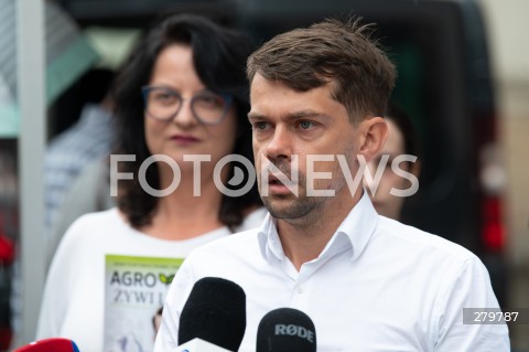  20.07.2023 WARSZAWA<br />
KONFERENCJA PRASOWA LIDERA AGROUNII MICHALA KOLODZIEJCZAKA<br />
N/Z MICHAL KOLODZIEJCZAK<br />
FOT. MARCIN BANASZKIEWICZ/FOTONEWS  