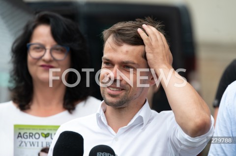  20.07.2023 WARSZAWA<br />
KONFERENCJA PRASOWA LIDERA AGROUNII MICHALA KOLODZIEJCZAKA<br />
N/Z MICHAL KOLODZIEJCZAK<br />
FOT. MARCIN BANASZKIEWICZ/FOTONEWS  