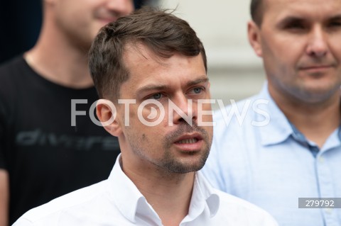  20.07.2023 WARSZAWA<br />
KONFERENCJA PRASOWA LIDERA AGROUNII MICHALA KOLODZIEJCZAKA<br />
N/Z MICHAL KOLODZIEJCZAK<br />
FOT. MARCIN BANASZKIEWICZ/FOTONEWS  