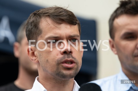  20.07.2023 WARSZAWA<br />
KONFERENCJA PRASOWA LIDERA AGROUNII MICHALA KOLODZIEJCZAKA<br />
N/Z MICHAL KOLODZIEJCZAK<br />
FOT. MARCIN BANASZKIEWICZ/FOTONEWS  