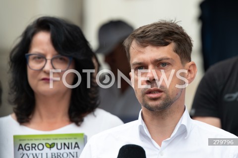  20.07.2023 WARSZAWA<br />
KONFERENCJA PRASOWA LIDERA AGROUNII MICHALA KOLODZIEJCZAKA<br />
N/Z MICHAL KOLODZIEJCZAK<br />
FOT. MARCIN BANASZKIEWICZ/FOTONEWS  