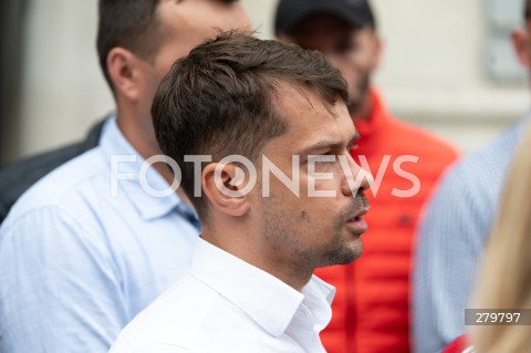  20.07.2023 WARSZAWA<br />
KONFERENCJA PRASOWA LIDERA AGROUNII MICHALA KOLODZIEJCZAKA<br />
N/Z MICHAL KOLODZIEJCZAK<br />
FOT. MARCIN BANASZKIEWICZ/FOTONEWS  