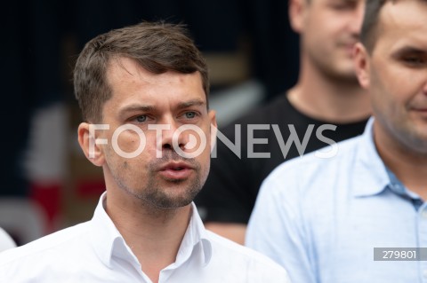  20.07.2023 WARSZAWA<br />
KONFERENCJA PRASOWA LIDERA AGROUNII MICHALA KOLODZIEJCZAKA<br />
N/Z MICHAL KOLODZIEJCZAK<br />
FOT. MARCIN BANASZKIEWICZ/FOTONEWS  