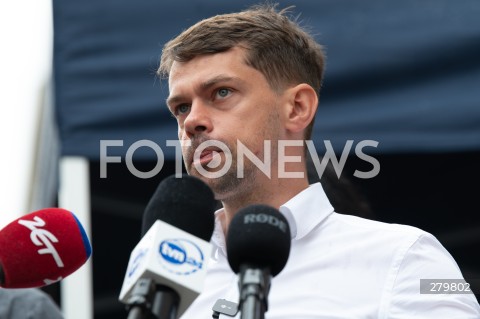  20.07.2023 WARSZAWA<br />
KONFERENCJA PRASOWA LIDERA AGROUNII MICHALA KOLODZIEJCZAKA<br />
N/Z MICHAL KOLODZIEJCZAK<br />
FOT. MARCIN BANASZKIEWICZ/FOTONEWS  