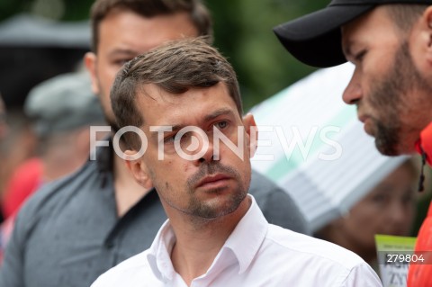  20.07.2023 WARSZAWA<br />
KONFERENCJA PRASOWA LIDERA AGROUNII MICHALA KOLODZIEJCZAKA<br />
N/Z MICHAL KOLODZIEJCZAK<br />
FOT. MARCIN BANASZKIEWICZ/FOTONEWS  