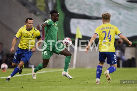  28.07.2023 GDANSK<br />
PILKA NOZNA <br />
1 LIGA <br />
MECZ LECHIA GDANSK - MOTOR LUBLIN<br />
N/Z BASSEKOU DIABATE FILIP LUBERECKI RAFAL KROL<br />
 