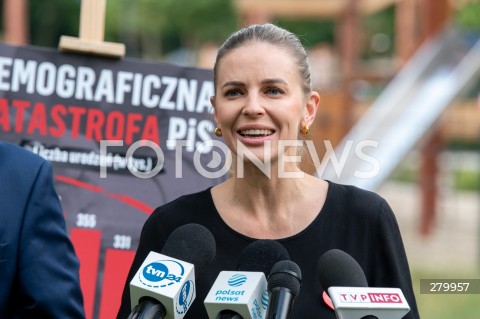  29.07.2023 WARSZAWA<br />
KONFERENCJA PRASOWA PLATFORMY OBYWATELSKIEJ<br />
N/Z ALEKSANDRA GAJEWSKA<br />
FOT. MARCIN BANASZKIEWICZ/FOTONEWS  