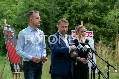  29.07.2023 WARSZAWA<br />
KONFERENCJA PRASOWA PLATFORMY OBYWATELSKIEJ<br />
N/Z MARCIN KIERWINSKI ALEKSANDRA GAJEWSKA ARKADIUSZ MARCHEWKA<br />
FOT. MARCIN BANASZKIEWICZ/FOTONEWS  