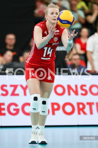  02.08.2023 KROSNO ( POLSKA - POLAND ) <br />
SIATKOWKA - VOLLEYBALL <br />
MECZ TOWARZYSKI <br />
FRIENDLY MATCH <br />
MECZ POLSKA - TURCJA ( POLAND - TURKEY ) <br />
N/Z JOANNA WOLOSZ SYLWETKA <br />
 