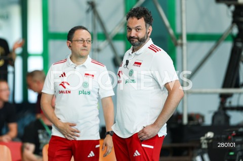  02.08.2023 KROSNO ( POLSKA - POLAND ) <br />
SIATKOWKA - VOLLEYBALL <br />
MECZ TOWARZYSKI <br />
FRIENDLY MATCH <br />
MECZ POLSKA - TURCJA ( POLAND - TURKEY ) <br />
N/Z STEFANO LAVARINI ( I TRENER - HEAD COACH ) NICOLA VETTORI <br />
 