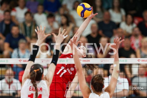  02.08.2023 KROSNO ( POLSKA - POLAND ) <br />
SIATKOWKA - VOLLEYBALL <br />
MECZ TOWARZYSKI <br />
FRIENDLY MATCH <br />
MECZ POLSKA - TURCJA ( POLAND - TURKEY ) <br />
N/Z MARTYNA LUKASIK <br />
 